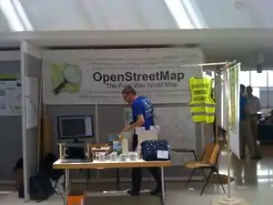 Stephan, OSM-Stand, AGIT 2012