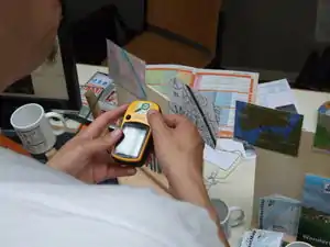 Demo Garmin, OSM-Stand, AGIT 2012