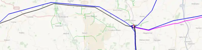 Electricity distribution overlay