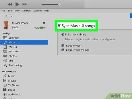 Image titled Import Music from iTunes to iPhone Step 6