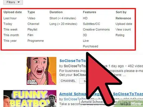 Image titled Filter YouTube Search Results Step 5