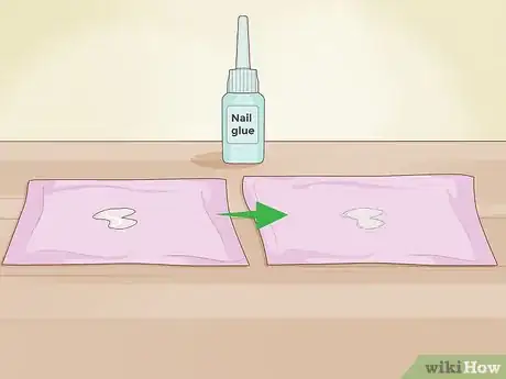 Image titled Get Nail Glue Off of Clothes Step 1