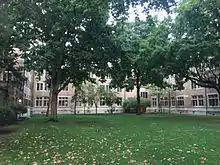 The Dillon-Alumni courtyard