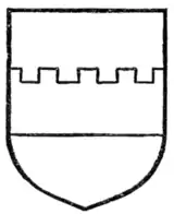 Fig. 102.—Fess embattled.