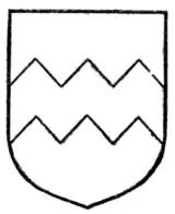 Fig. 107.—Fess dancetté.