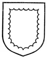 Fig. 212.—Bordure invecked.