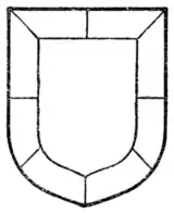 Fig. 221.—Bordure gyronny.