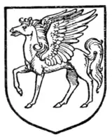 Fig. 366.—Pegasus passant.