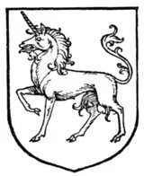 Fig. 415.—Unicorn passant.
