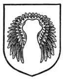 Fig. 458.—A pair of wings conjoined in leure.