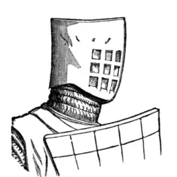 Fig. 573.—From the seal of John de Warenne, Earl of Surrey (d. 1305).