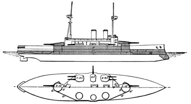EB1911 Ship Fig. 61 HMS 'Lord Nelson'.png