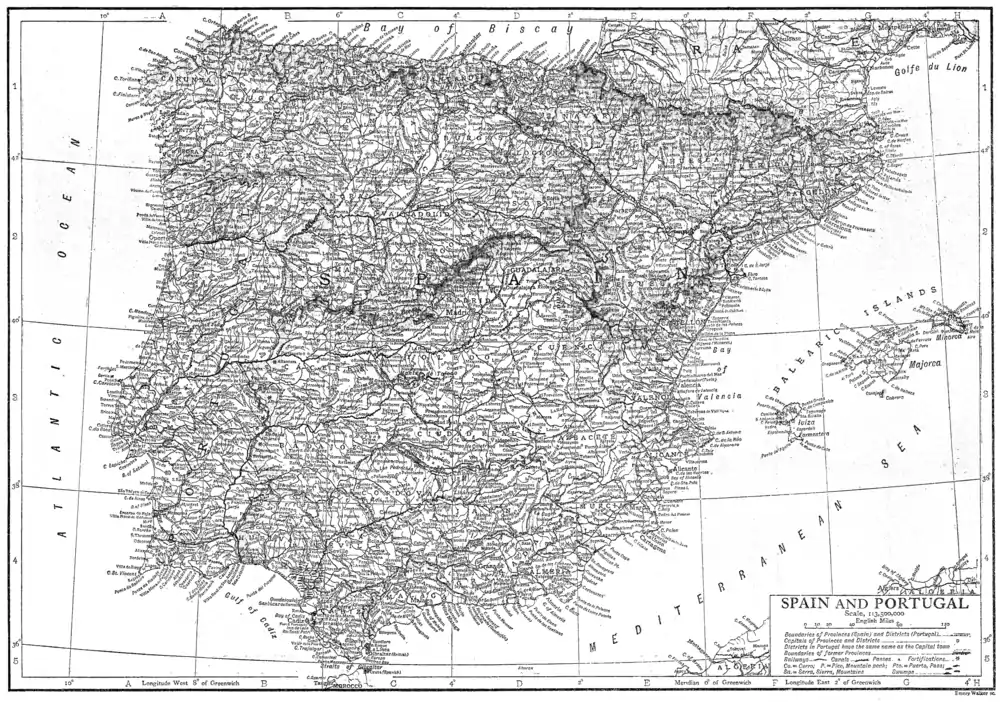 EB1911 Spain (roads).png