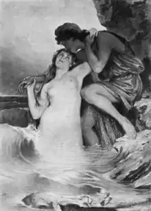 Half drew him in, half lured him in (The Works of J. W. von Goethe, Volume 9).png