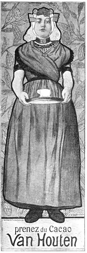 PP D105 poster by willette for van houten cocoa.jpg