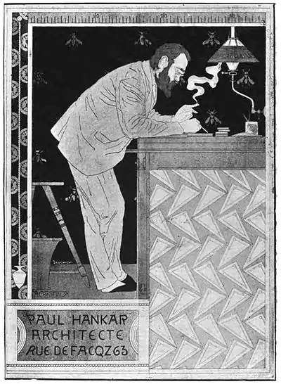 PP D375 poster by a crespin for paul hankar architect.jpg