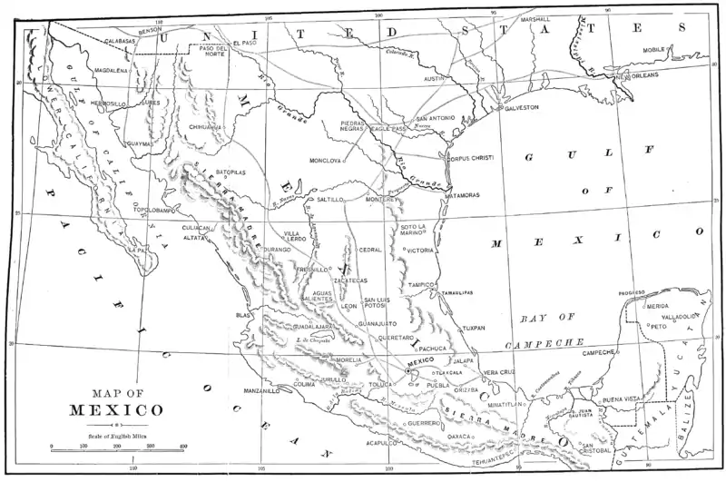 map of Mexico